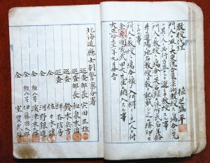 Запись в регистрационной книге Сокаку Такеда, датированная 7 апреля 1931 года.